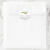 L'Orangerie Adreslabel Ronde Sticker (Tas)