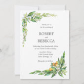 L'orangerie Huwelijksuitnodiging Kaart (Achterkant)