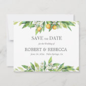 L'orangerie Sla de datumkaart op Save The Date (Voorkant)