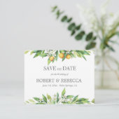 L'orangerie Sla de datumkaart op Save The Date (Staand voorkant)