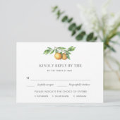 L'Orangerie Wedding RSVP-kaart RSVP Kaartje (Staand voorkant)