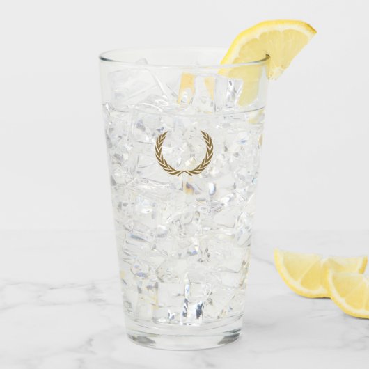 Lorbeerkranz – Laurel wreath Glas (Achterkant ijs)