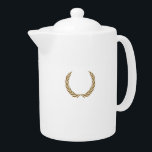 Lorbeerkranz – Laurel wreath Theepot<br><div class="desc">Lorbeerkranz – Laurel wreath .</div>