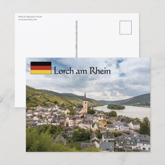 Lorch am Rhein Briefkaart (Voorkant / Achterkant)