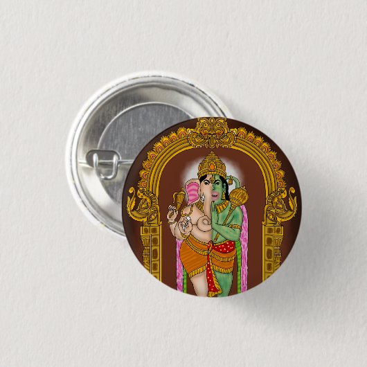 Lord Adhyanta Prabhu Button (Voorkant /achterkant)