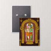 Lord Adhyanta Prabhu Button (Voorkant / Achterkant)