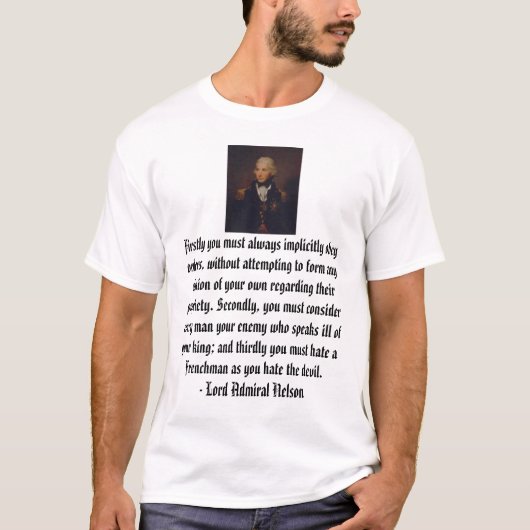 Lord Admiral Nelson T-shirt (Voorkant)