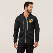 Lord and Savior Tux Penguin Linux Mascot Face Hoodie (Voorkant volledig)