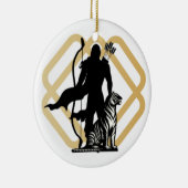 Lord Ayyappan Keramisch Ornament (Rechts)