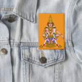 Lord Ayyappan Knop Button (Insitu)