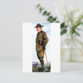 Lord Baden-Powell - stichter van de couting Briefkaart (Staand voorkant)