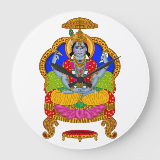 Lord Badrinath Clock Grote Klok (Voorkant)