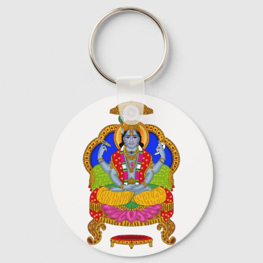 Lord Badrinath Keychain (Voorkant)
