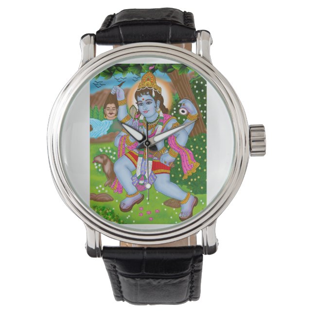 Lord Bairava Clock Horloge (Voorkant)