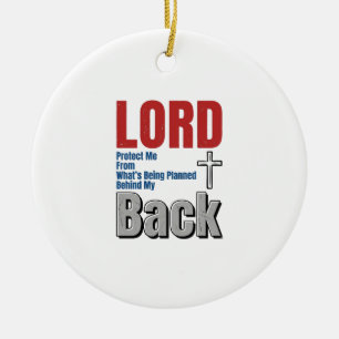 Lord Bescherm Me Christelijk Gelooft Shirt Ontwerp Keramisch Ornament