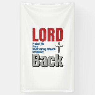 Lord Bescherm Me Christelijk Gelooft Shirt Ontwerp Spandoek