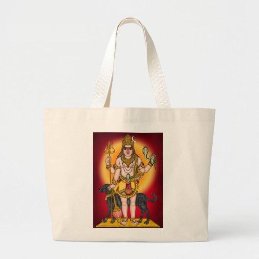 Lord Bhairava canvas tas (Voorkant)