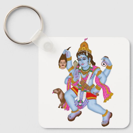 Lord Bhairava Keychain (Voorkant)