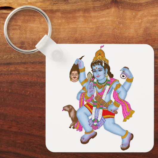 Lord Bhairava Keychain (Voorkant)