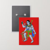 Lord Bhairava Knop Button (Voorkant / Achterkant)