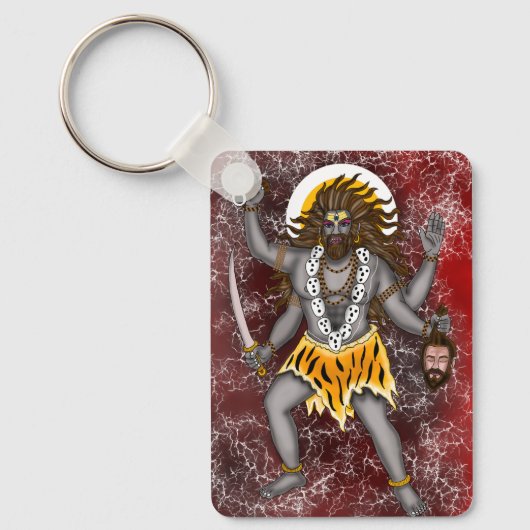 Lord Bhairava Sleutelhanger (Voorkant)