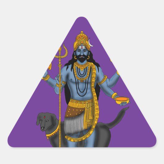 Lord Bhairava Sticker (Voorkant)