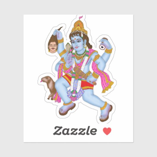 Lord Bhairava Stickers (Vel)