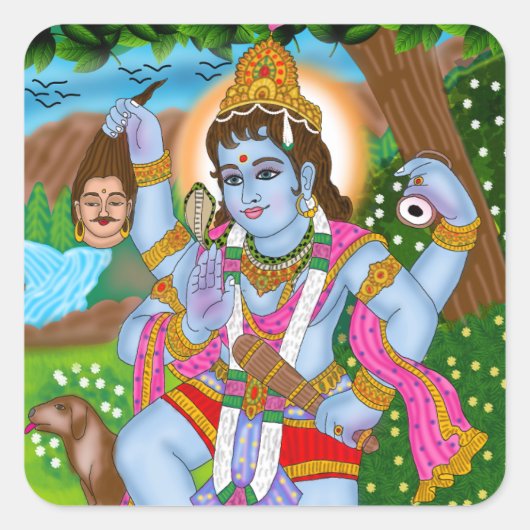 Lord Bhairava Stickers (Voorkant)