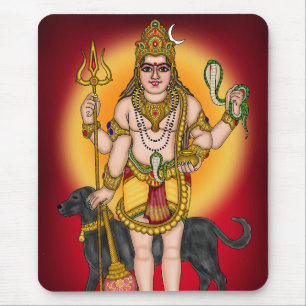 Lord Bhairava wandklok  Muismat