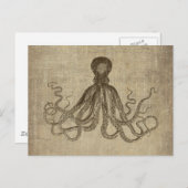 Lord Bodner Octopus Triptych Briefkaart (Voorkant / Achterkant)