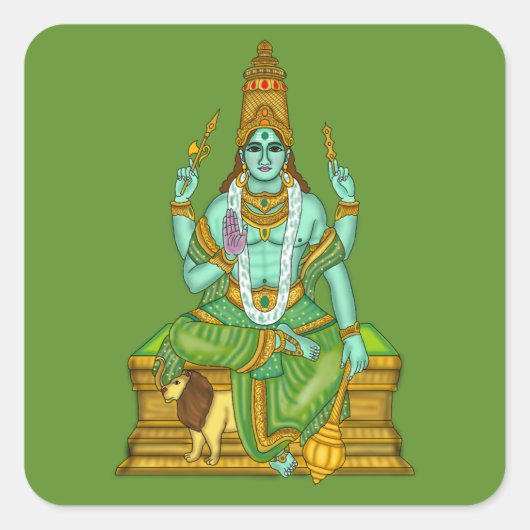 Lord Boeddha Dev spirituele stickers (Voorkant)