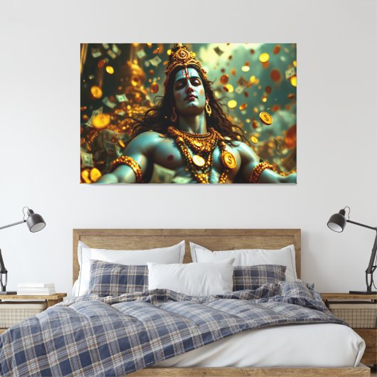 Lord Brahma 2 Canvas Afbeelding Versie 1 (Insitu (Slaapkamer))