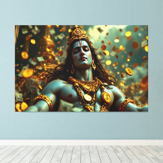 Lord Brahma 2 Canvas Afbeelding Versie 1 (Insitu (Houten vloer))