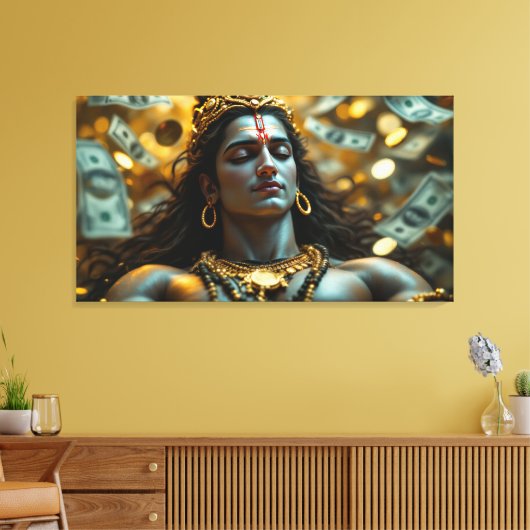 Lord Brahma 2 Canvas Afbeelding Versie 2 (Insitu (Woonkamer))