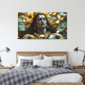 Lord Brahma 2 Canvas Afbeelding Versie 2 (Insitu (Slaapkamer))