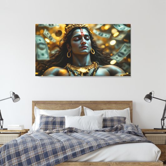 Lord Brahma 2 Canvas Afbeelding Versie 2 (Insitu (Slaapkamer))