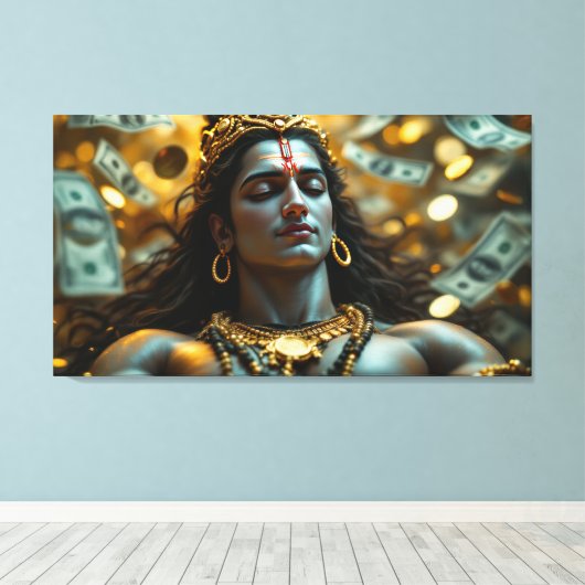 Lord Brahma 2 Canvas Afbeelding Versie 2 (Insitu (Houten vloer))