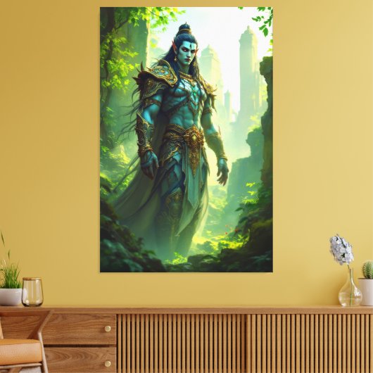 Lord Brahma Canvas Afbeelding 3 (Insitu (Woonkamer))
