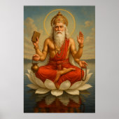 Lord Brahma | De Schepper van het Universum Poster (Voorkant)