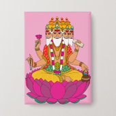 Lord Brahma-knop Button (Voorkant)