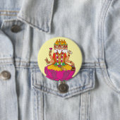 Lord Brahma-knop Ronde Button 7,6 Cm (In situ)