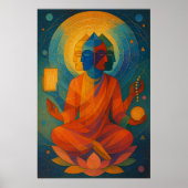 Lord Brahma - Schepper van het Universum Poster (Voorkant)