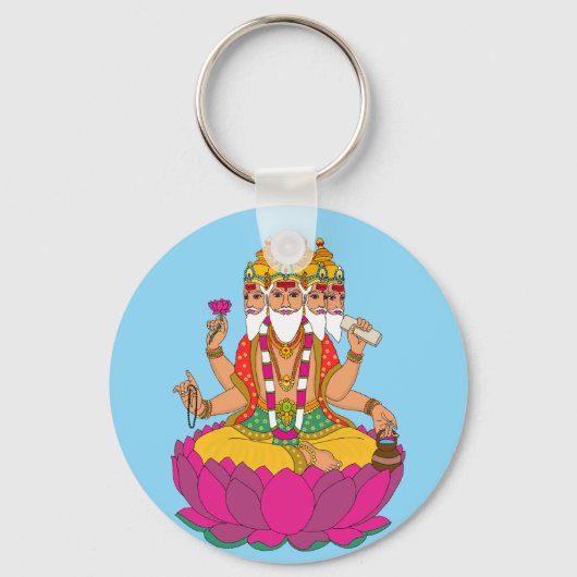 Lord Brahma-sleutelhanger Sleutelhanger (Voorkant)