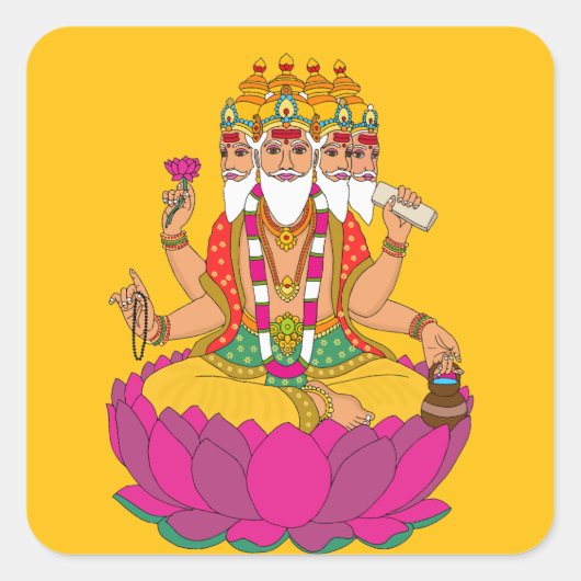 Lord Brahma Sticker (Voorkant)