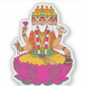 Lord Brahma Sticker (Voorkant)