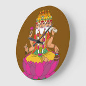 Lord Brahma wandklok (Hoek)