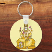 Lord Brihaspati Sleutelhanger (Voorkant)