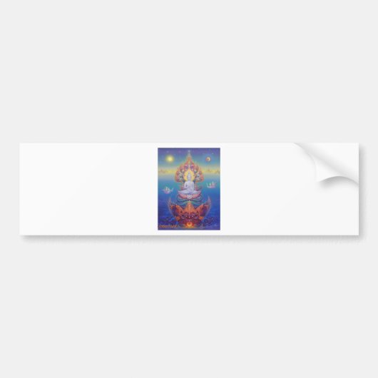 Lord Buddha Bumpersticker (Voorkant)