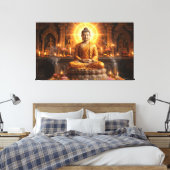 Lord Buddha Canvas Afdruk (Insitu (Slaapkamer))