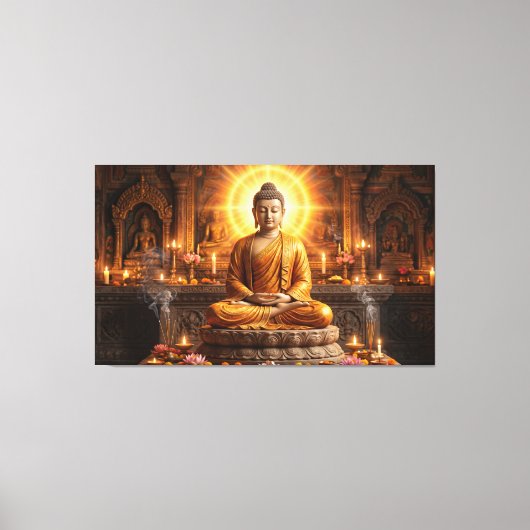 Lord Buddha Canvas Afdruk (Voorkant)